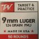 Winchester 9mm Luger 124 gr. FMJ